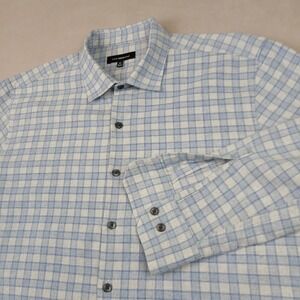 Westzeroone XL Mens Shirt Flannel Chambray Long‎ Sleeve Button Up